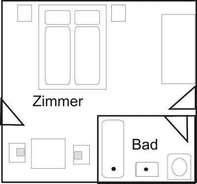 Grundriss der Unterkunft Haus Windegga