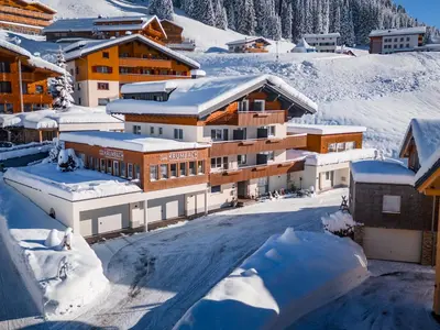 Hotel Garni Krumbach im Winter