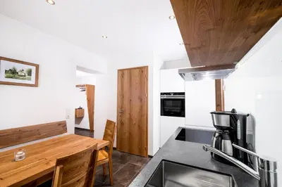 Küche/Küchenzeile in der Unterkunft Hotel Garni Krumbach