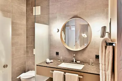 Ein Badezimmer in der Unterkunft Aktiv-Hotel Sarotla
