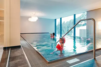 Der Swimmingpool an oder in der Nähe von Aktiv-Hotel Sarotla
