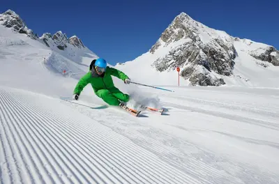 Skifahren im Hotel oder in der Nähe