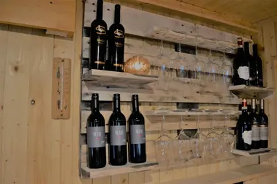 Getränke in der Unterkunft Landhaus Bad Hopfreben