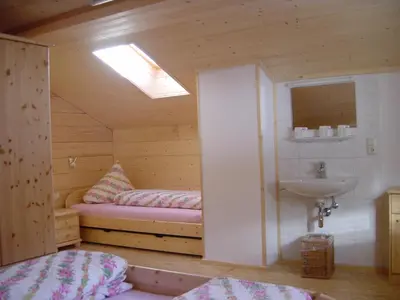 Ein Bett oder Betten in einem Zimmer der Unterkunft Chalet Montafon