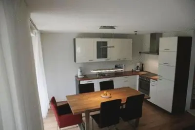 Küche/Küchenzeile in der Unterkunft Haus Kanisblick Appartements