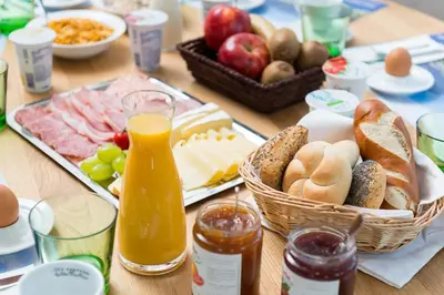 Essen in der Pension oder in der Nähe
