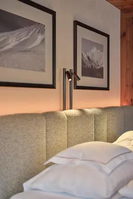 Ein Bett oder Betten in einem Zimmer der Unterkunft Hotel Auriga