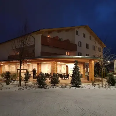 Das Gebäude in dem sich das Hotel befindet