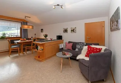 Ein Sitzbereich in der Unterkunft Rüf Wohlfühl-Apartments