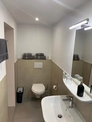 Ein Badezimmer in der Unterkunft Smart Stay Rooms Feldkirch