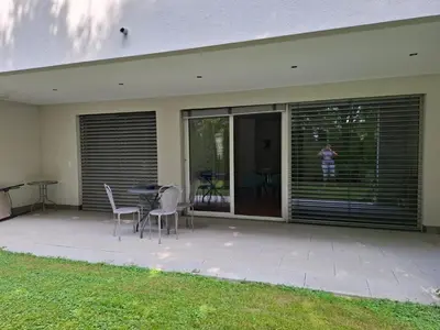 Ein Garten an der Unterkunft Ferienwohnung Jolina