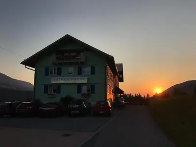 Blick auf den Sonnenuntergang/Sonnenaufgang von des Hotels aus oder aus der Nähe