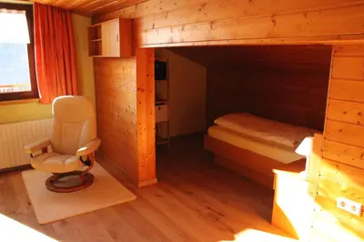 Ein Sitzbereich in der Unterkunft Katharinahof Ferienpension