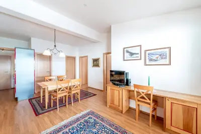 TV/Unterhaltungsangebot in der Unterkunft Ferienwohnungen & Chalets Capricorno