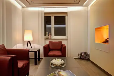 Ein Sitzbereich in der Unterkunft Hotel Gemma- Adults only