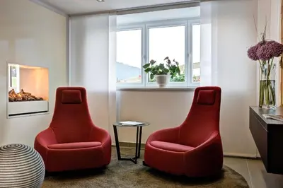 Ein Sitzbereich in der Unterkunft Hotel Gemma- Adults only