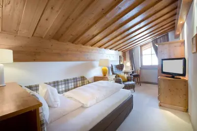 Ein Bett oder Betten in einem Zimmer der Unterkunft Hotel Angela