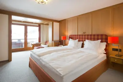 Ein Bett oder Betten in einem Zimmer der Unterkunft Hotel Angela
