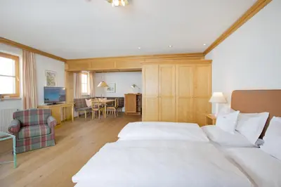 Ein Bett oder Betten in einem Zimmer der Unterkunft Hotel Angela