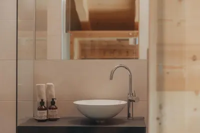 Ein Badezimmer in der Unterkunft Appartement Omeshorn anno 1593