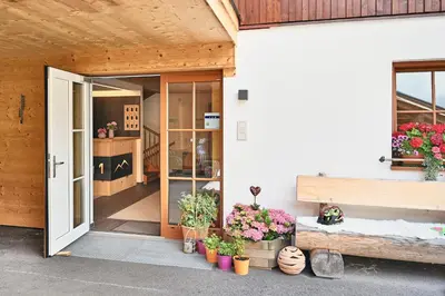 Ein Balkon oder eine Terrasse in der Unterkunft Appartement Omesberg 1