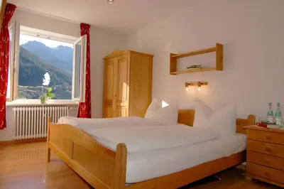 Ein Bett oder Betten in einem Zimmer der Unterkunft Ferienhaus Ahorn