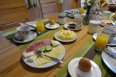 Essen in der Pension oder in der Nähe