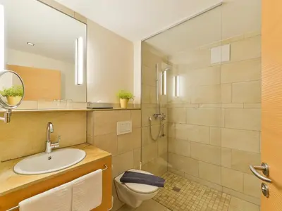 Ein Badezimmer in der Unterkunft Allegra Wohlfühl Appartements