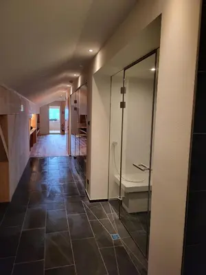 Ein Badezimmer in der Unterkunft Panoramahotel Sonnhalde