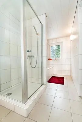 Ein Badezimmer in der Unterkunft Ferienhaus Bergblick