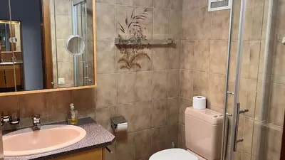 Ein Badezimmer in der Unterkunft Haus Ganahl