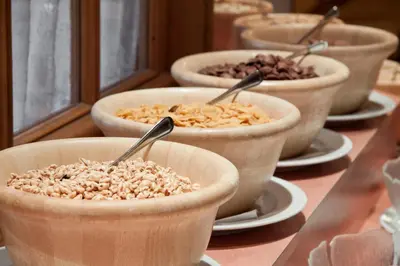 Essen im Hotel oder in der Nähe