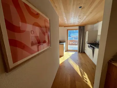 Küche/Küchenzeile in der Unterkunft Appartements Birkenhof