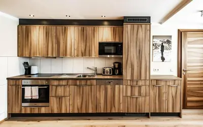 Küche/Küchenzeile in der Unterkunft Appartements Eldorado