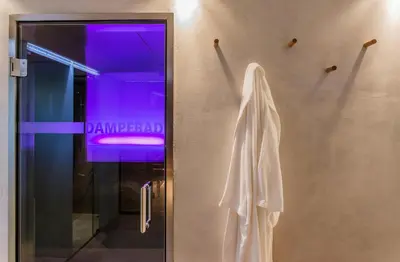 Ein Badezimmer in der Unterkunft Hotel Garni Edelweiss