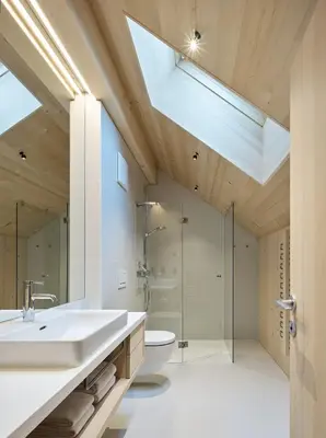 Ein Badezimmer in der Unterkunft Försterhaus Mellau