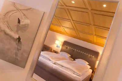 Ein Bett oder Betten in einem Zimmer der Unterkunft Hotel Arabell
