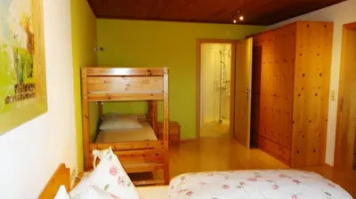 Ein Bett oder Betten in einem Zimmer der Unterkunft Sohlerhof