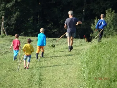 Kinder, die in der Unterkunft Sohlerhof übernachten