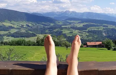 Naturlandschaft in der Nähe des Aparthotels