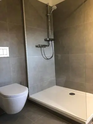 Ein Badezimmer in der Unterkunft mama käthe - Apartments