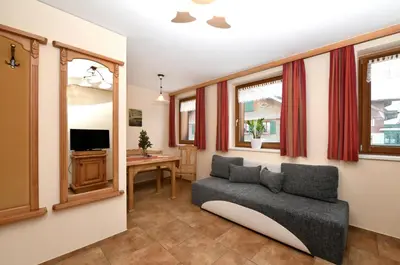 TV/Unterhaltungsangebot in der Unterkunft Tre Soli Appartements Restaurant