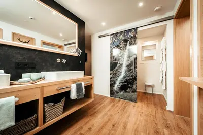 Ein Badezimmer in der Unterkunft Ferienhotel Almajur