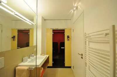 Ein Badezimmer in der Unterkunft Appartements Lenzikopf