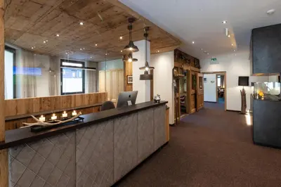 Küche/Küchenzeile in der Unterkunft Hotel Walisgaden superior