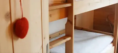 Ein Bett oder Betten in einem Zimmer der Unterkunft Villa Natur