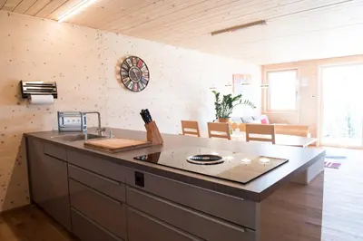 Küche/Küchenzeile in der Unterkunft Ferienwohnung Feurle´s