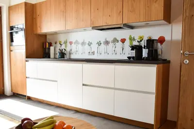 Küche/Küchenzeile in der Unterkunft Haus Alpenblick