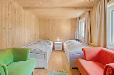 Ein Sitzbereich in der Unterkunft Haus Berghof