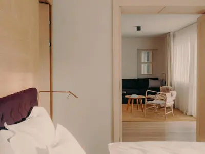 Ein Bett oder Betten in einem Zimmer der Unterkunft Hotel Schwarzwand